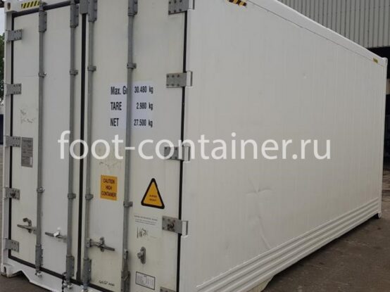 Рефконтейнер 20 футов высокий 2008 г.в. (20′ Reefer Container High Cube | 20′ RCHC/RFHC) (Фото 1)